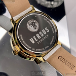 [星晴錶業]VERSUS VERSACE手錶,38mm,VV00117白色錶面金色錶殼白真皮皮革錶帶款, , large
