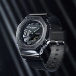 CASIO 卡西歐 G-SHOCK 八角雙顯手錶 GM-2100BB-1A, , large