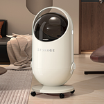 【AOTTO】輕奢免彎腰附輪雙開門垃圾桶-20L(CL-205), , large