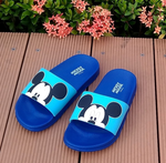 [e shoe store] Happy Mickey Minnie children's slippers pink 18CM, , large