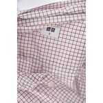 (S) uniqlo質感棉質純棉白色襯衫上衣二手衣, , large