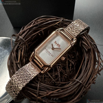 [星晴錶業]COACH手錶,18mm, 28mm,CH00208銀白錶面玫瑰金錶殼玫瑰金色精鋼錶帶款, , large
