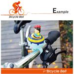 金德恩 GS MALL 台灣製造 自行車旋轉車鈴 自行車車鈴 超響車鈴 搖頭娃車鈴 旋轉車鈴 鈴噹 自行車車鈴 腳踏車鈴噹, , large