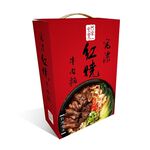 阿舍究極霸氣紅燒牛肉麵禮盒 426g x 4, , large