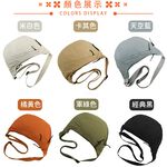 SPRING-輕量大容量時尚彎月尼龍肩背包斜背包 腋下尼龍水餃包-多色, , large