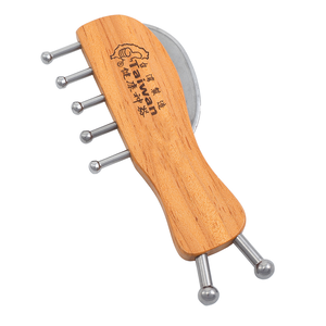 一品川流-多功能刮痧按摩器-雙刮+金明-2支