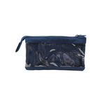 【PENROTE 筆樂】多層透明筆袋 藍, , large