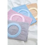 [Kaimei Cotton Industry] 4 in the group, random and excellent, MIT made in Taiwan, 28 taels thick, pure cotton breathable adult bib/spit napkin, exquisite satin plain color, , large