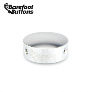 Barefoot V1 Max Bore Silver 航太級鋁合金踩釘帽 銀色款【敦煌樂器】