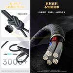Lava Tungsten Braided Charging Cable / C to C / 2m / 100W / Smoky Gray, , large