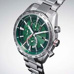 CITIZEN 星辰 限量 鈦金屬光動能電波萬年曆手錶 AT8181-63W, , large