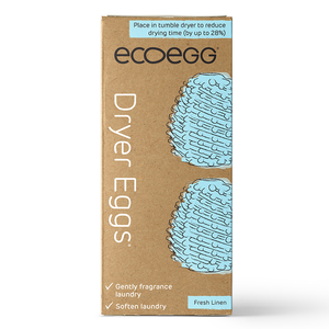 英國ECOEGG-乾衣機專用環保柔衣蛋(2入/粉藍柔軟舒棉)
