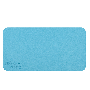 【Monster】 Soft Diatomaceous Earth Washbasin Absorbent Mat (19x10cm) – Sky Blue