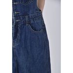 (XL) i jeans吊帶丹寧牛仔藍色長裙二手衣, , large