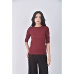 (S) urban research doors質感棉質純棉紅色短袖上衣二手衣, , large