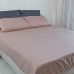 100% cotton mattress cover and pillowcase set, , large