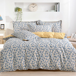 【Betrise】Huamengtianyuan | Environmentally friendly printing and dyeing anti-mite antibacterial 100% combed cotton dual-purpose quilt bed sheet set - extra large, , large