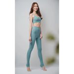 YOGA FLOW Chakra Pants - 脈輪柔彈緊身長褲 - 尼羅藍 Nile Blue, , large