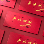1A 2026 馬年 西式 紅包袋 馬到成功 GO GO 10張入 /包 2001, , large