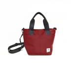 【YUNJOIN】TWILL-手提側背兩用包-酒紅色 水餃包 便當零食袋 輕量 開學季 禮物 波士頓包, , large