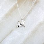 【Angel & Me】Manta Stingray s925 sterling silver necklace Birthday gift, , large
