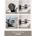 【APEX】無痕吸盤式多桿毛巾置物架63CM, , large