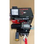 WIN五金 松盈牌DC-12V/24V 多種車用捲揚機付無線遙控 捲揚機 電動吊車 吊車 電動絞盤 電動捲線機 車用救援, , large