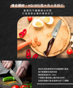 【金永利鋼刀】NK13a龍紋大馬士革鋼 水果刀12cm (送鋅合金刨刀), , large