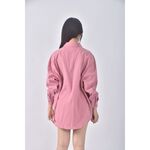 (S) legusta棉質排扣粉色套裝二手衣, , large