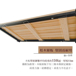 【Y HOUSE】60x30x210cm Pine Wood Three-Layer Double Rod Wardrobe with Wheels - White, , large