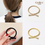 【Gulicc】古莉可 髮圈 莫蘭迪色氣質螺紋髮圈 3入, , large