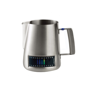 PEARL HORSE Stainless Steel Milk Pitcher with Temperature Indicator – 1000ml
