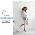 【現貨】Supima抗菌萊卡除臭襪-女寬口蝴蝶結短襪 P6874, , large