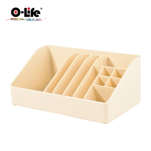 【O-Life】化妝品收納盒-米色款