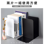 【上手家居】日式耐重書架 2入組 白色(桌上收納/書擋/辦公室收納/桌上書架/書檔/L型書架/書立/書擋架/書本收納/L型書擋), , large