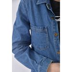 (S) pazzo丹寧牛仔純棉藍色外套二手衣, , large