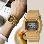 CASIO 卡西歐 G-SHOCK 大地色系啞光金屬電子錶 DW-5600PT-5, , large