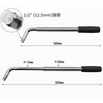 Telescopic car tire wrench, , large