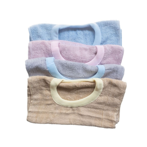 [Kaimei Cotton Industry] 4-in-1 Random Excellent MIT Made in Taiwan Pure Cotton Breathable Adult Bib/Swallow Exquisite Plain Style