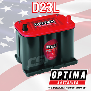 【OPTIMA】歐帝瑪Optima 汽車電池 汽車電瓶 紅D23L 12V44Ah AGM啟停電池 皮卡車電池 賓士 越野車專用 730CCA