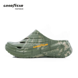 GOODYEAR男緩震輕便鞋(後空款)-迷彩綠25