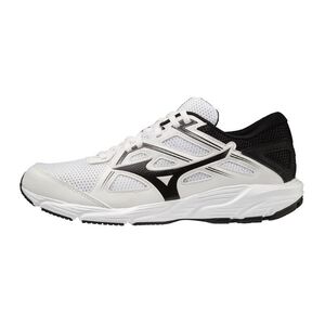 Mizuno Maximizer 男女 慢跑鞋 寬楦 運動 休閒 輕量 緩震 耐磨 止滑 白黑 [K1GA230002]