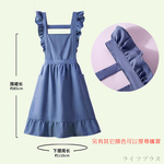 公主風圍裙-藍色-2件, , large