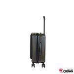 皇冠C-F1910 19.5吋前開霧面拉鍊登機箱, , large