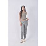 (XL) lativ格紋黑色長褲二手衣, , large