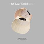 【A&R】防水速乾可折內網款半空頂遮陽帽 奶茶綠, , large