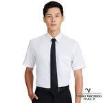 范倫提諾涼感吸排短袖襯衫3010白, , large