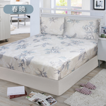 【多利寶寢具】Victoria_100%純天絲頂級60S雙人加大三件式床包組-春曉, , large