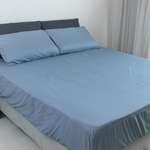 100% cotton mattress cover and pillowcase set, , large