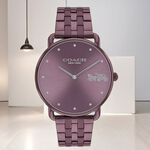 COACH Elliot 馬車女錶-紫/41mm CO14504298, , large